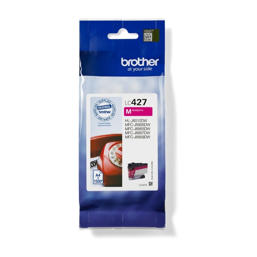 Brother LC-427M blækpatron, magenta billede 4