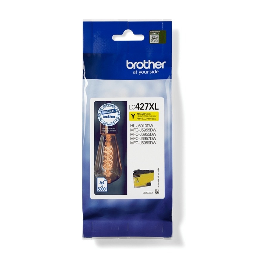 Brother LC-427XLY, gul blækpatron billede 4