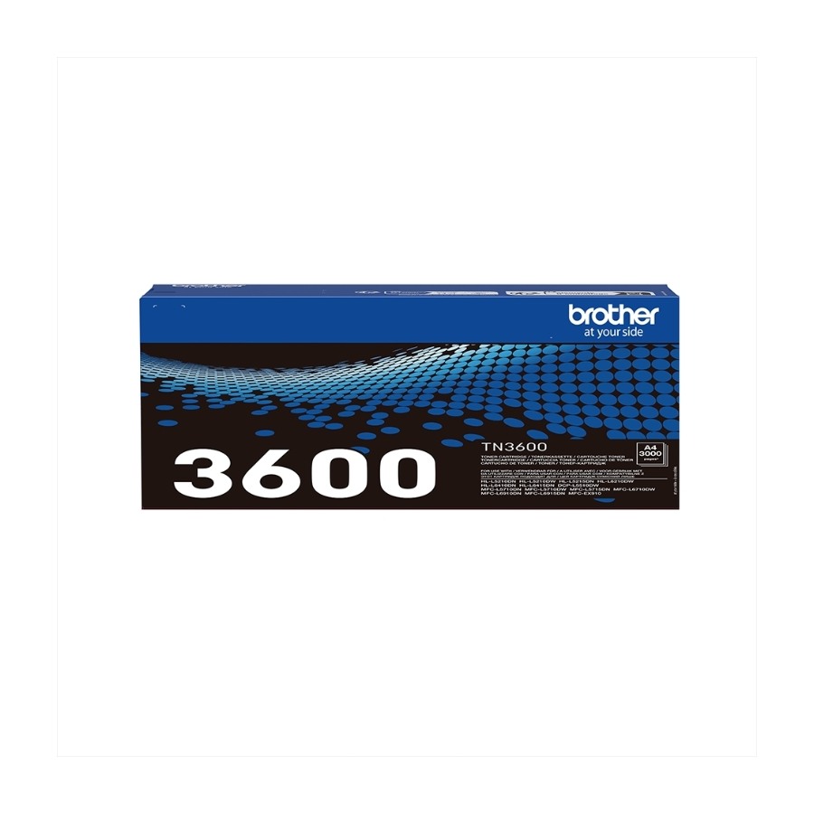 Brother TN3600 tonerpatron, sort billede 2