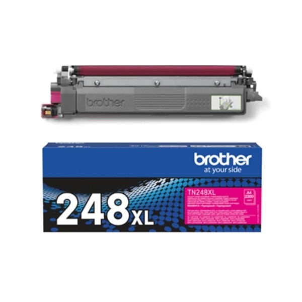 Brother TN248XLM, magenta tonerpatron billede 4