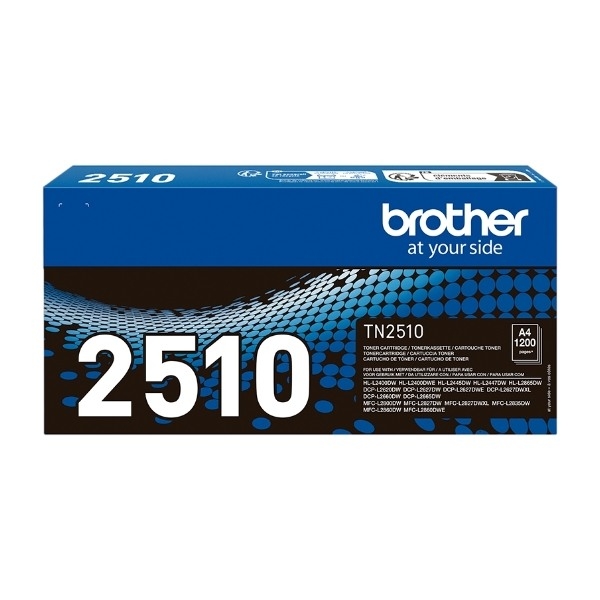 Brother TN2510 HL-L2400, sort toner 1.2k billede 1