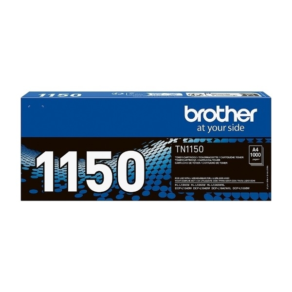 Brother TN1150 tonerpatron, sort billede 1