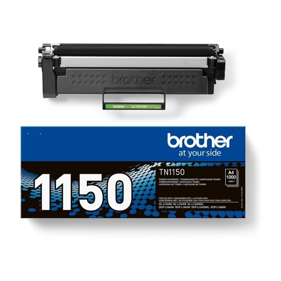 Brother TN1150 tonerpatron, sort billede 4