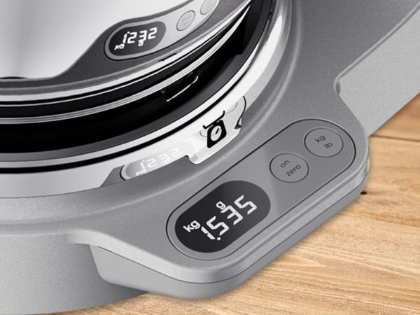 Kenwood KVC85.594SI, Bordmixer, Sølv, Slå, Ælte, Mikse, 5 L, 1200 W, 395 mm