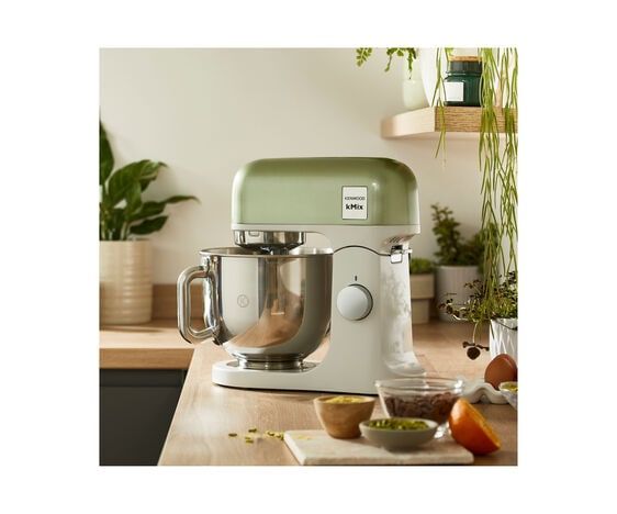 Kenwood kMix KMX760GR, Bordmixer, Grøn, Grå, Mikse, 5 L, Metal, Rustfrit stål