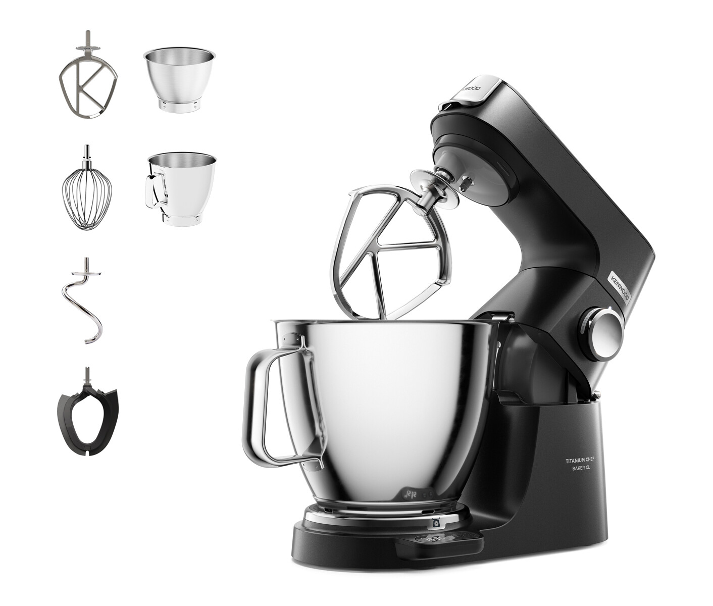 Kenwood Titanium Chef Baker Xl KVL85.004BK Røremaskine billede 3