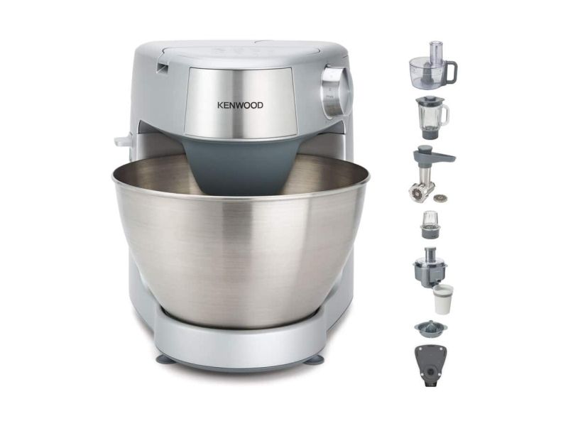 Kenwood Electronics KHC29A.X0SI, 4,3 L, Grå, Sølv, 1,6 kg, 500 g, 8 æg, Plast