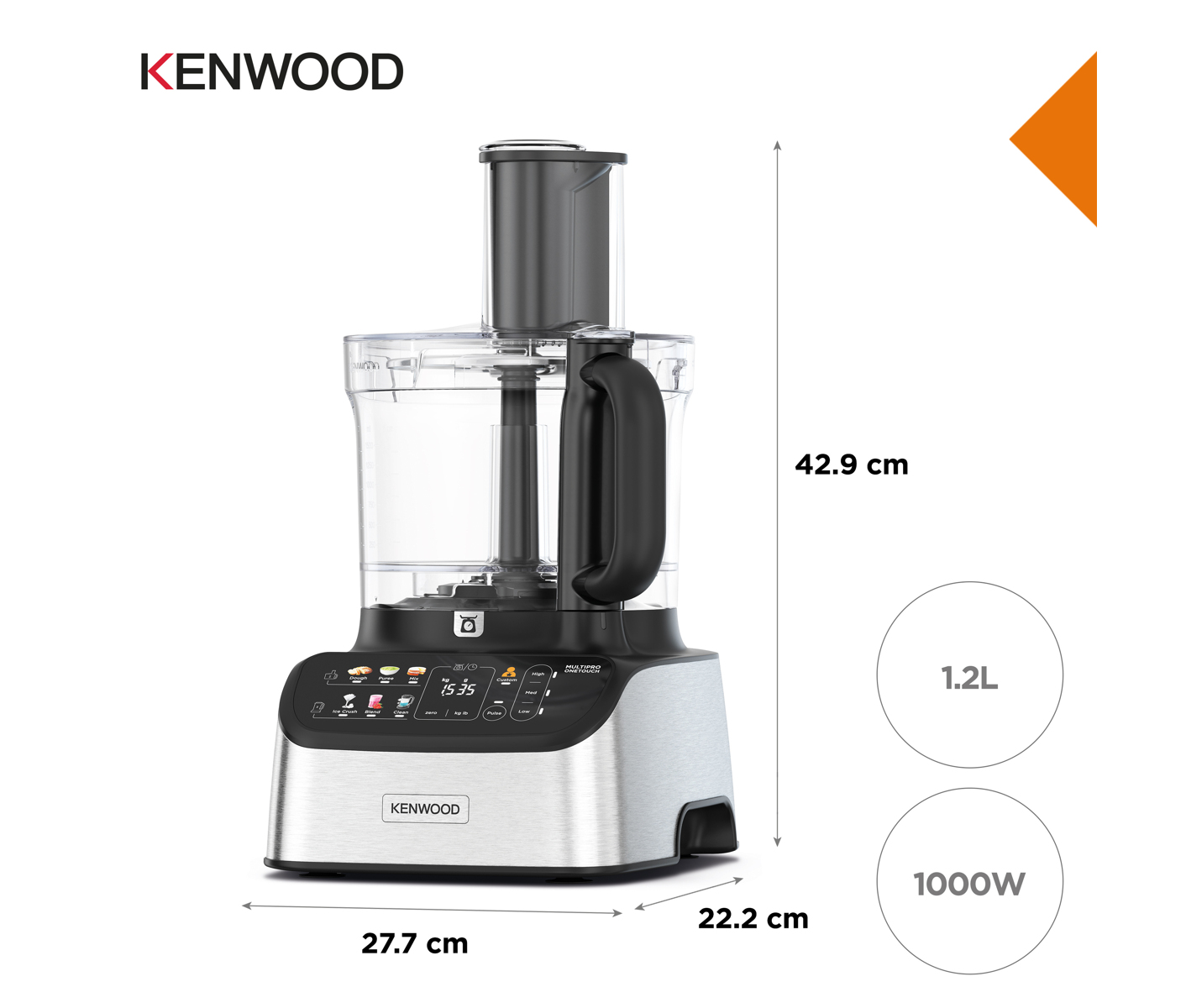 Kenwood FDM73.850SS foodprocessor billede 6