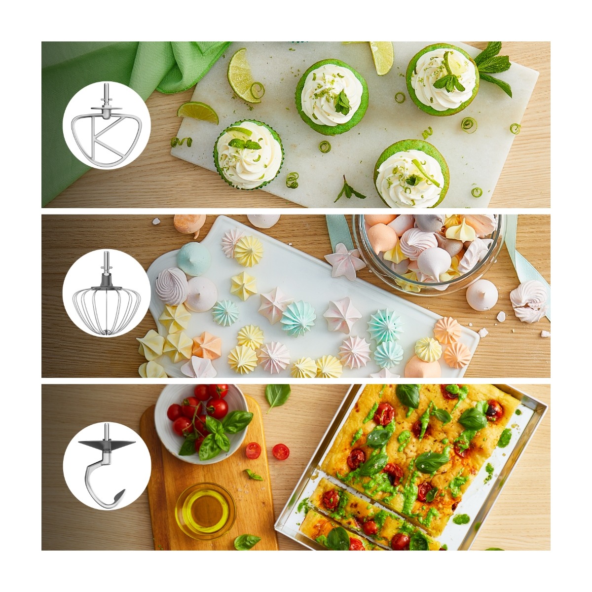 Kenwood Go KZM35.000GY - Køkkenmaskine - 800 W - stormblå billede 2