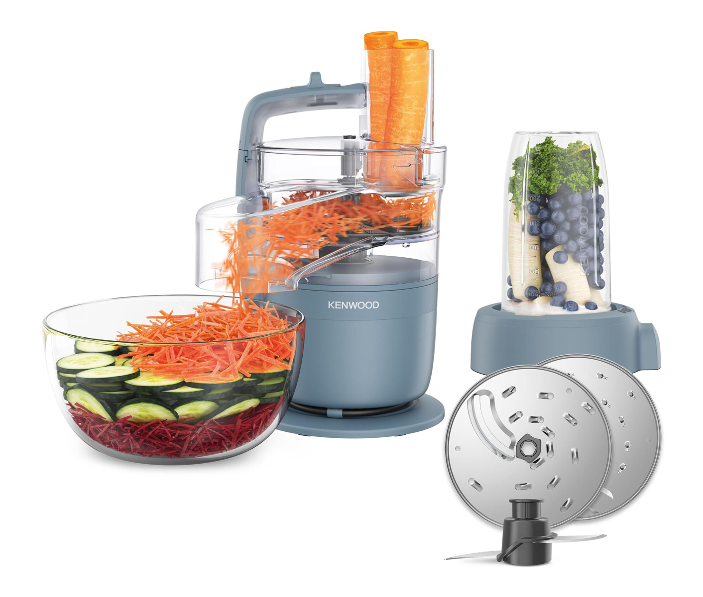 Kenwood FDP23.380.GY Multipro Go Foodprocessor