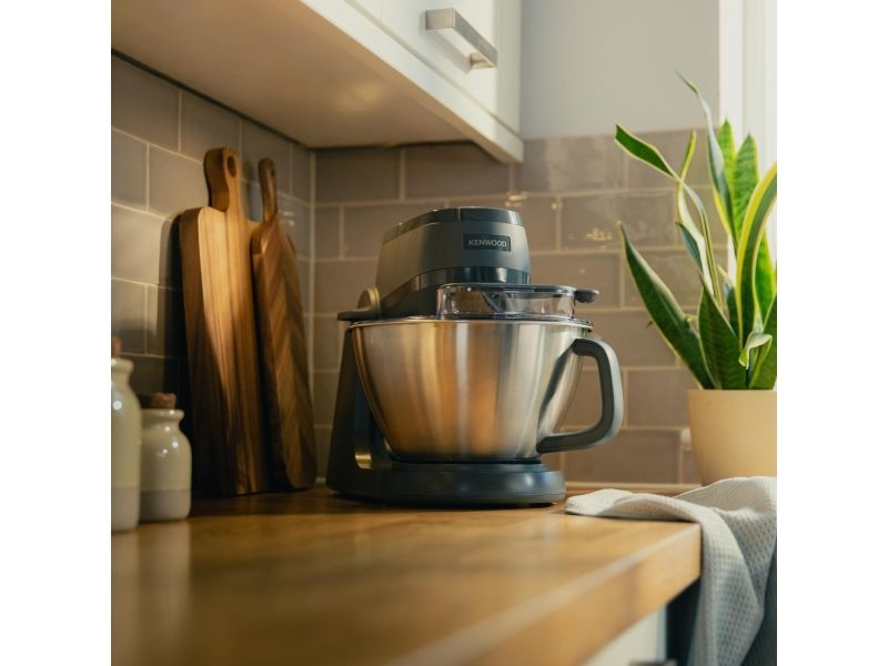Kenwood KHC30.070GY, 4,3 L, Rustfrit stål, Grå, Drejning, 1,5 L, Blanding, Æltning, Slibning, Hakning, 2,1 L billede 3
