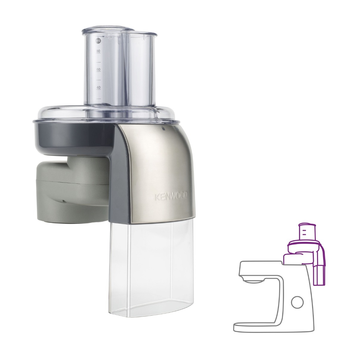 Kenwood AT340 slicer/shredder billede 2