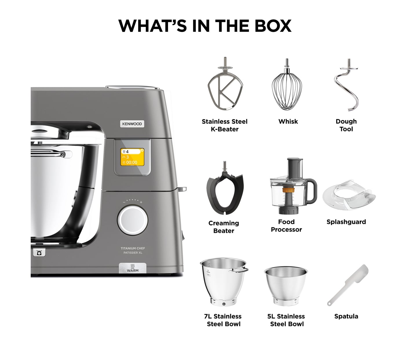 Kenwood KWL90.244SI Røremaskine billede 8