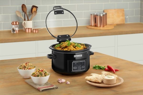 Crock-Pot CSC052X, 4,7 L, Sort, Sølv, Digital, 0,5 t, 20 t, Glas