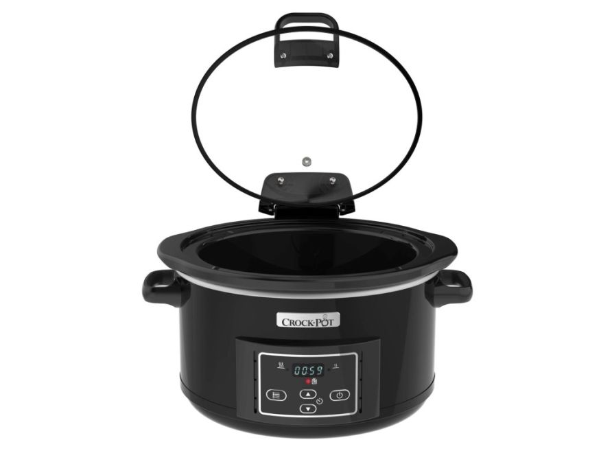 Crock-Pot CSC052X, 4,7 L, Sort, Sølv, Digital, 0,5 t, 20 t, Glas