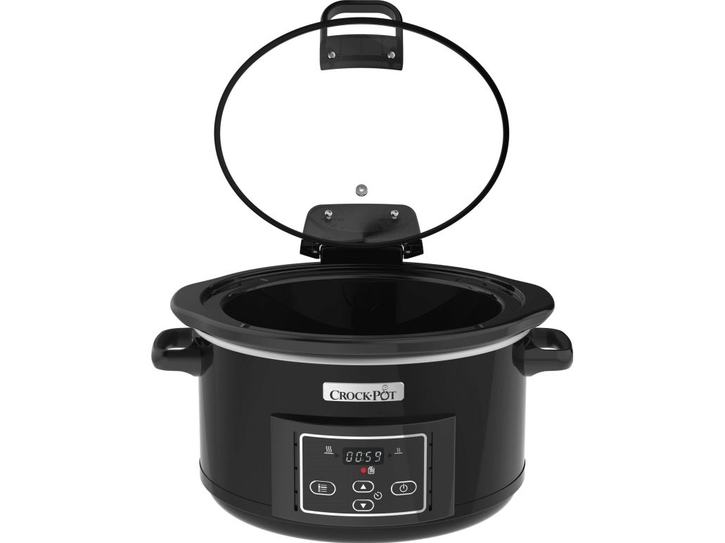 Crock-Pot CSC052X, 4,7 L, Sort, Sølv, Digital, 0,5 t, 20 t, Glas
