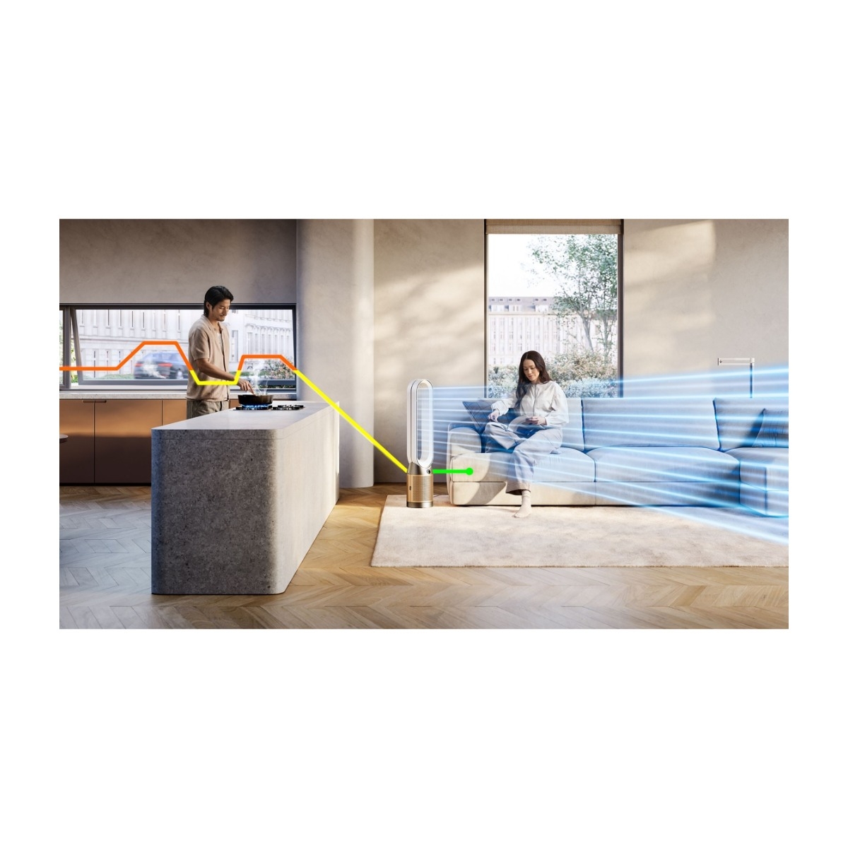Dyson Purifier Cool PC2 TP12 De-NOx luftrenser billede 4
