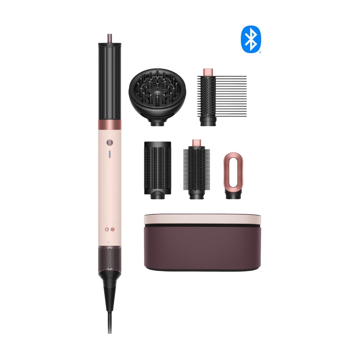 Dyson Airwrap Co-anda2x™ Curly+Coily multistyler og hårtørrer, Keramisk Pink/Rosaguld billede 1
