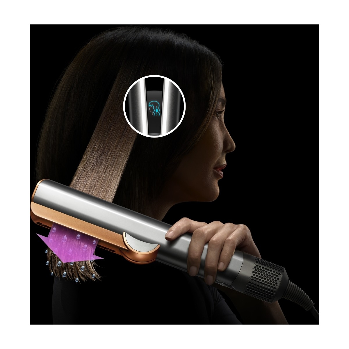 Dyson Airstrait™ glattejern, Ceramic Pink & Rose Gold billede 3