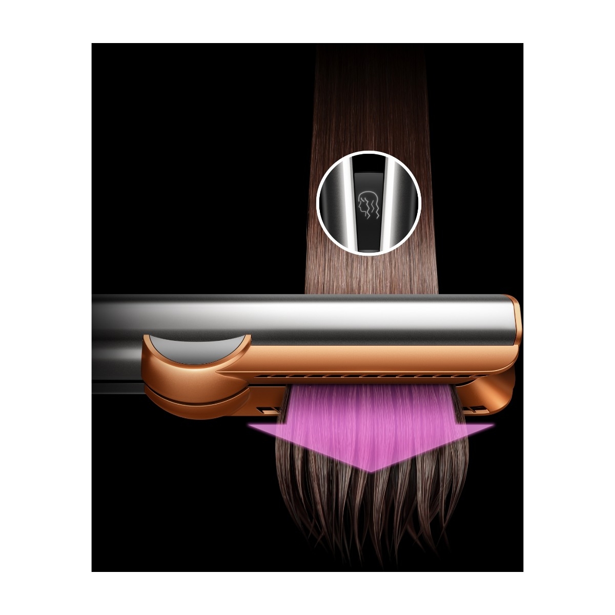 Dyson Airstrait™ glattejern, Ceramic Pink & Rose Gold billede 4