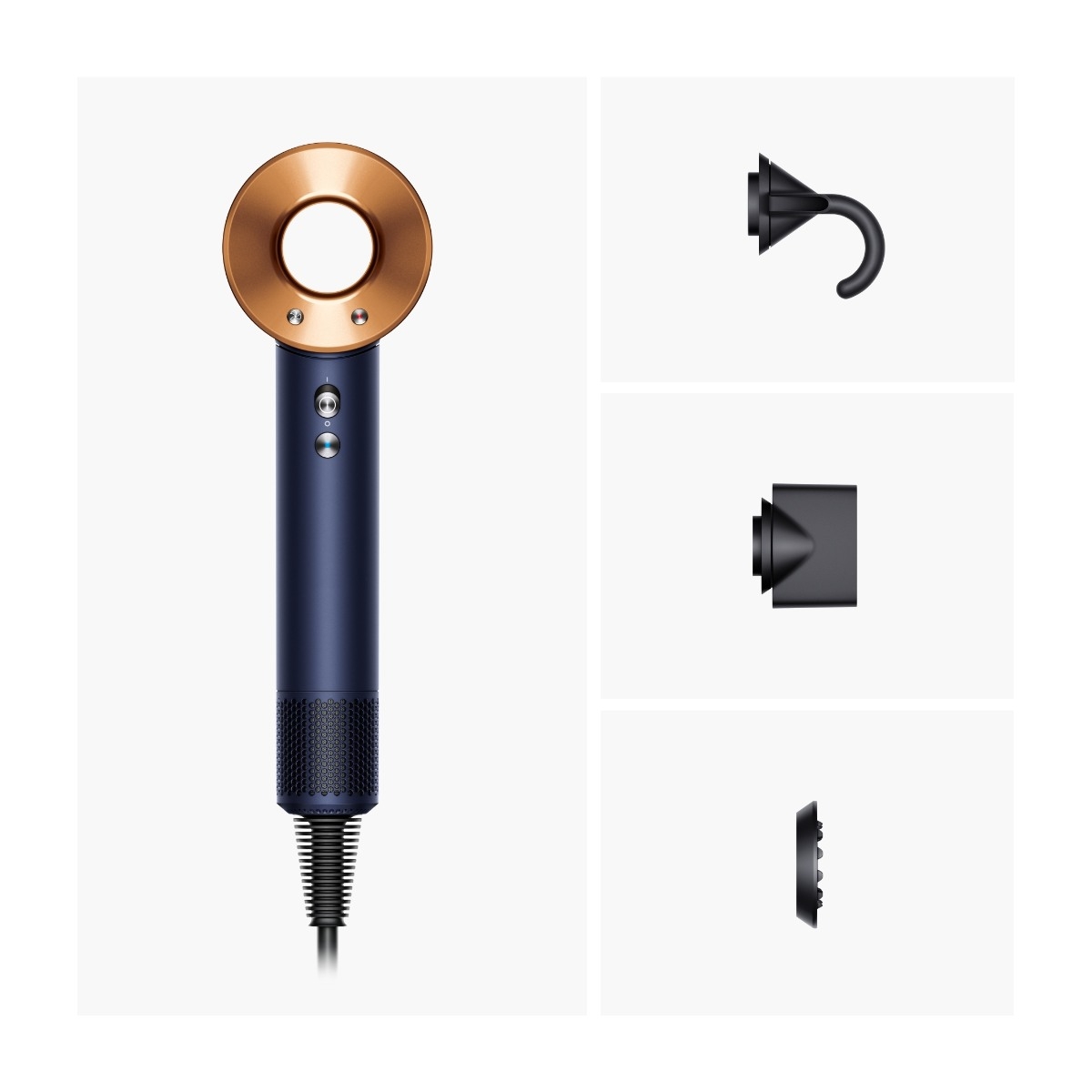 Dyson Supersonic™ hårtørrer, Prussian Blue/Rich Copper billede 3