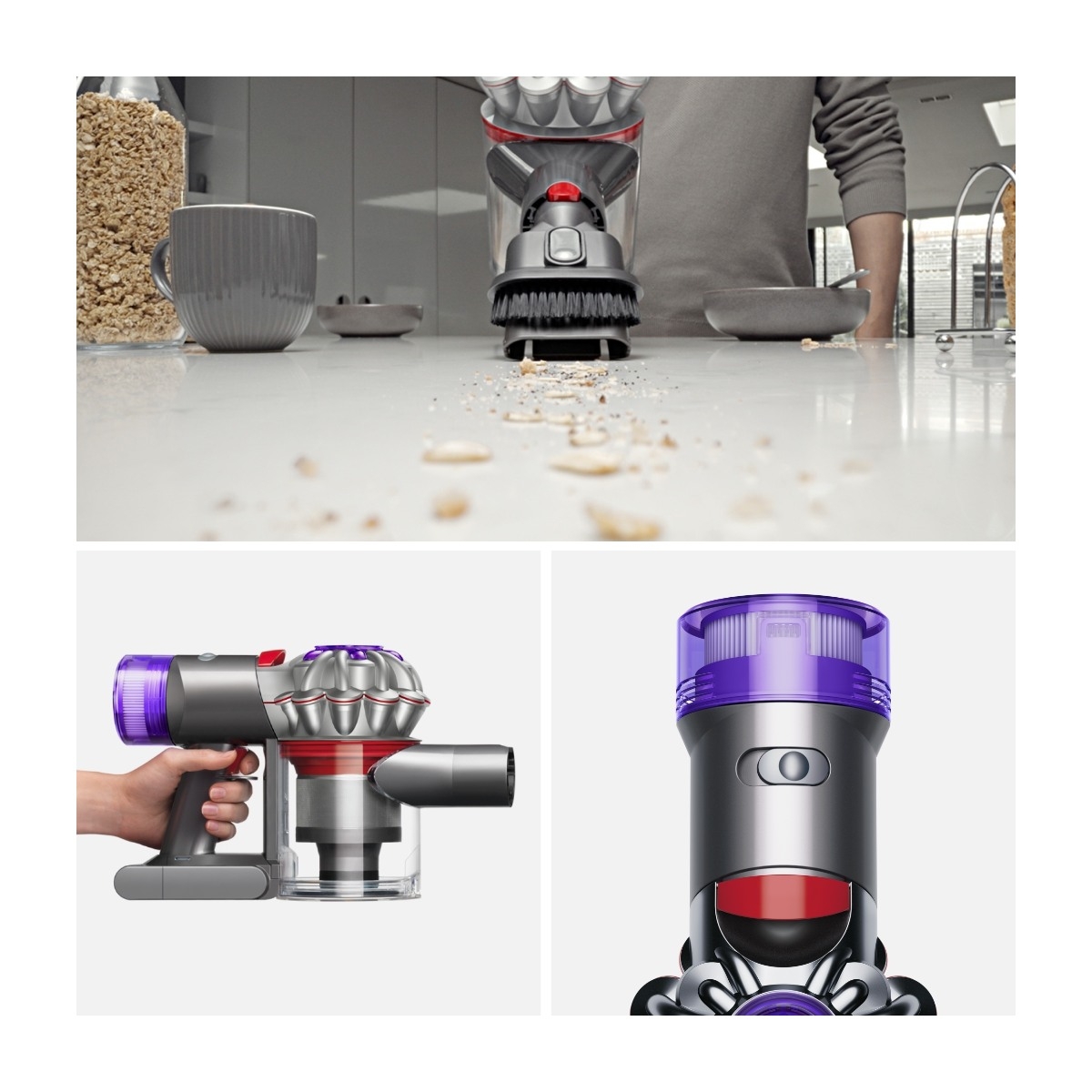 Dyson Car+Boat - Støvsuger - håndmodel - uden pose - 425 W - ledningsfri billede 4