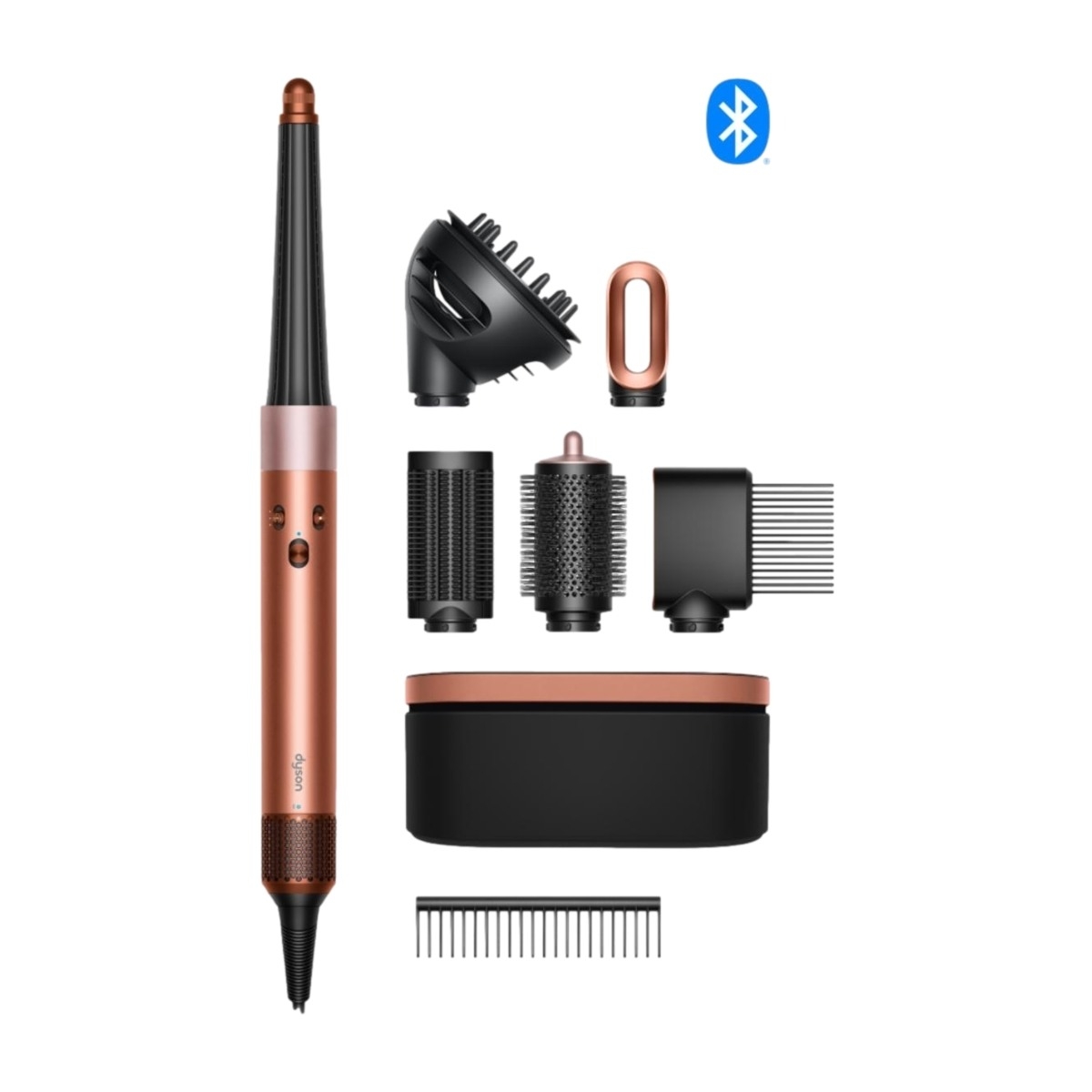 Dyson Airwrap I.D. Curly+Coily multistyler og hårtørrer, Amber Silk billede 1