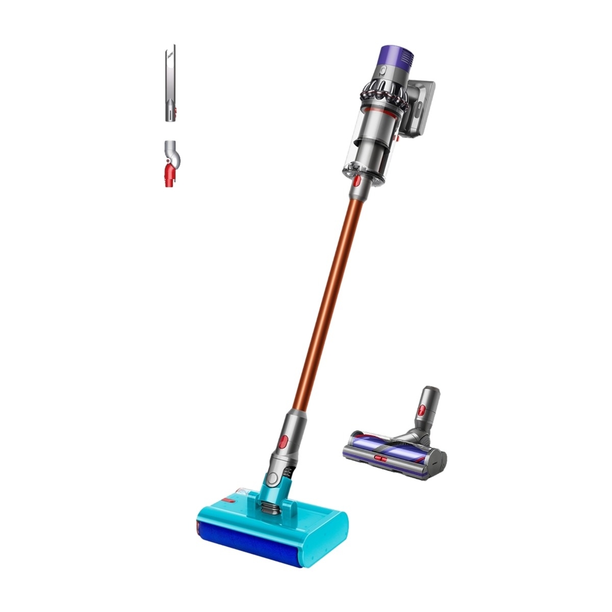 Dyson Cyclone V10 Submarine™ ledningsfri støvsuger, nikkel/kobber billede 1