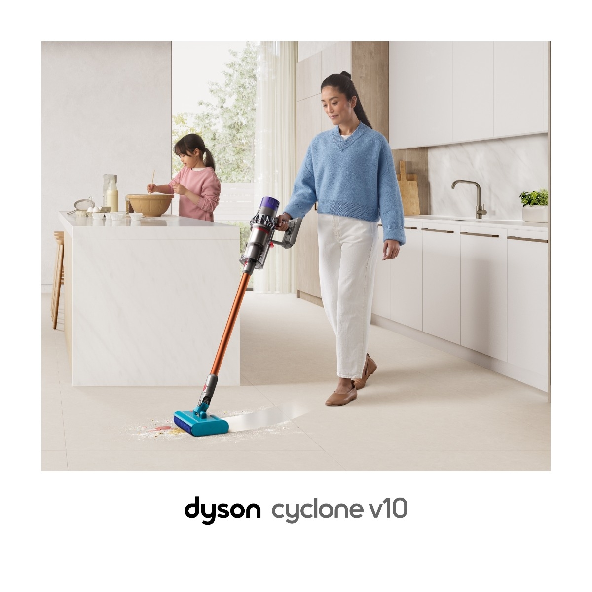 Dyson Cyclone V10 Submarine™ ledningsfri støvsuger, nikkel/kobber billede 2
