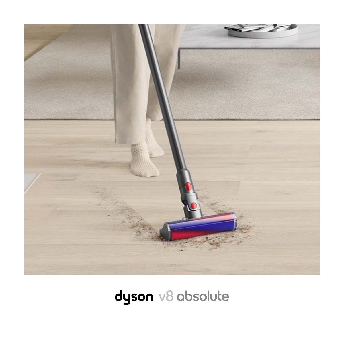 Dyson V8 Absolute ledningsfri støvsuger, sølv/nikkel billede 4