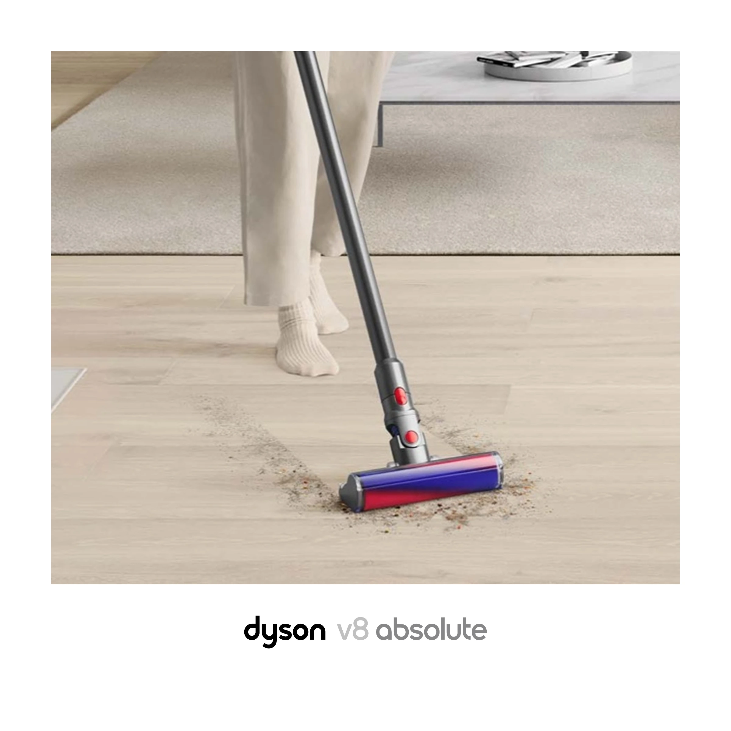 Dyson V8 Absolute ledningsfri støvsuger, sølv/nikkel billede 3