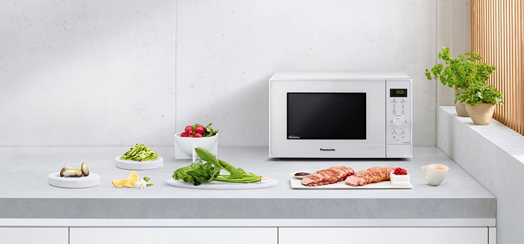 Panasonic NN-GD34 Inventer-mikrobølgeovn med grill billede 5