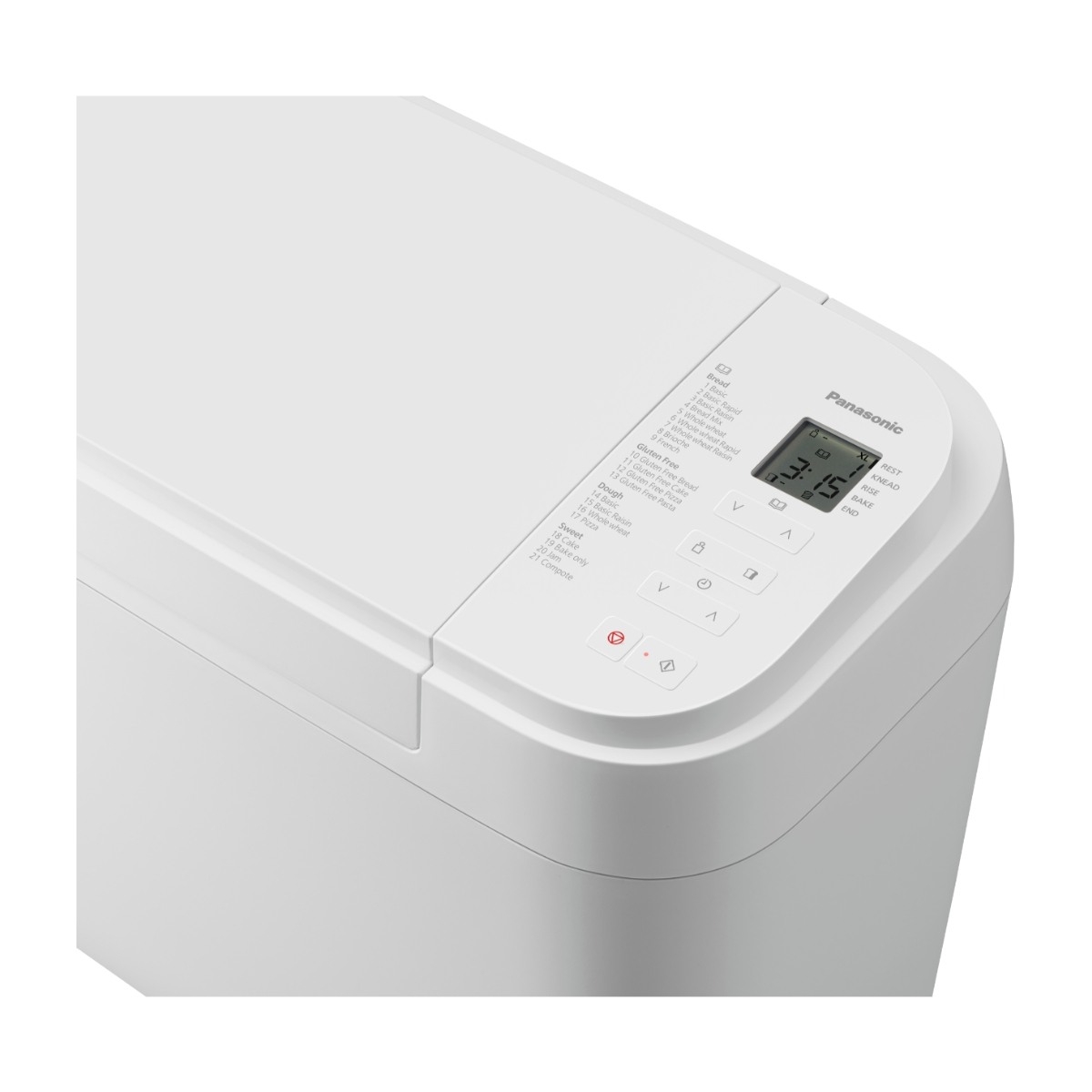 Panasonic SD-B2510 - Brødmaskine - 550 W - hvid