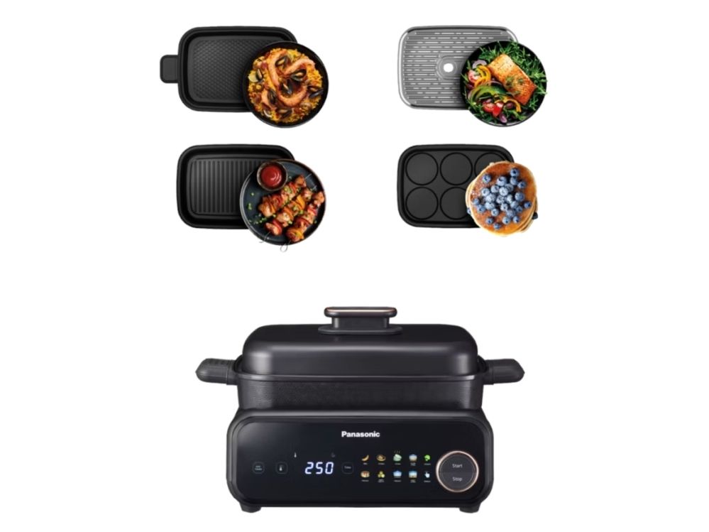 Panasonic NF-GM400KXE, 2,5 L, 1524 W, Sort, Roseguld, Metal, Plast, Keramisk, LED