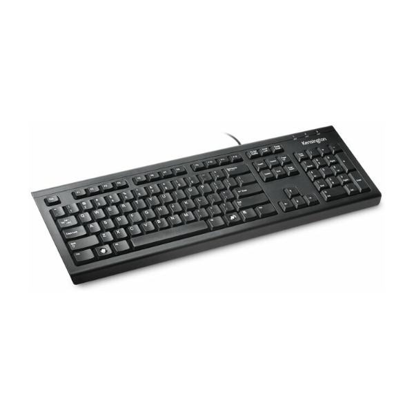 Kensington Valukeyboard tastatur USB Qwerty Uk Engelsk, sort billede 1