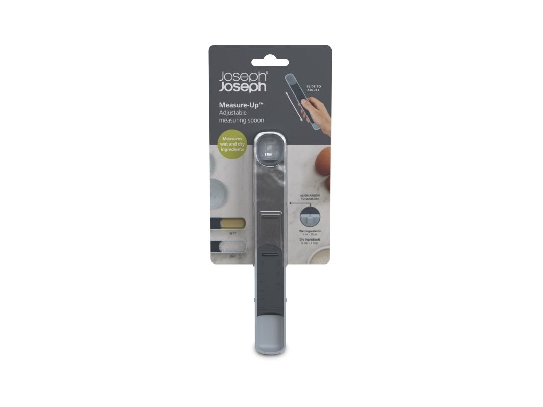 Justerbar målestok Measure-Up™ - 19,x3x2cm - PMMA - PP - Blå