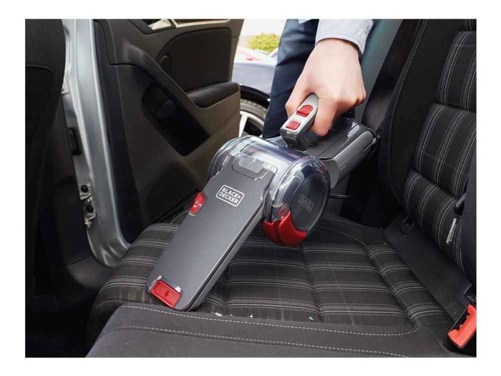 Black & Decker DustBuster Pivot Auto PV1200AV-XJ - Støvsuger - håndmodel - uden pose - rød/grå billede 3