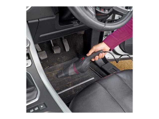 BLACK+DECKER NVB12AV - Støvsuger - håndmodel - uden pose - rød/grå billede 1