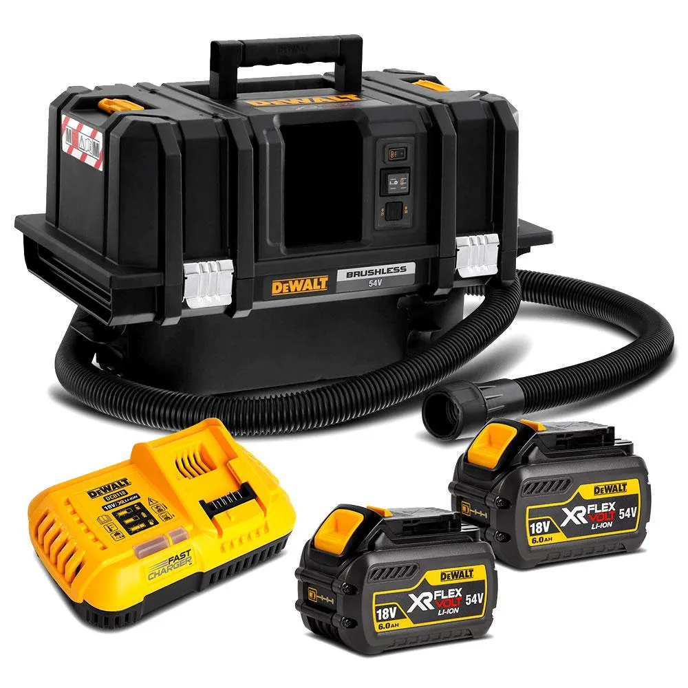 Dewalt Flexvolt vacuum cleaner 54V 2x6,0Ah (DCV586MT2-QW) billede 1