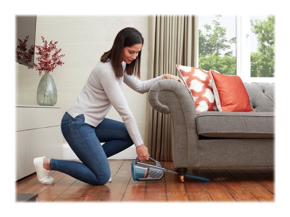 BLACK+DECKER DustBuster BHHV320J-QW - Støvsuger - håndmodel - uden pose - ledningsfri - blå/titanium billede 4