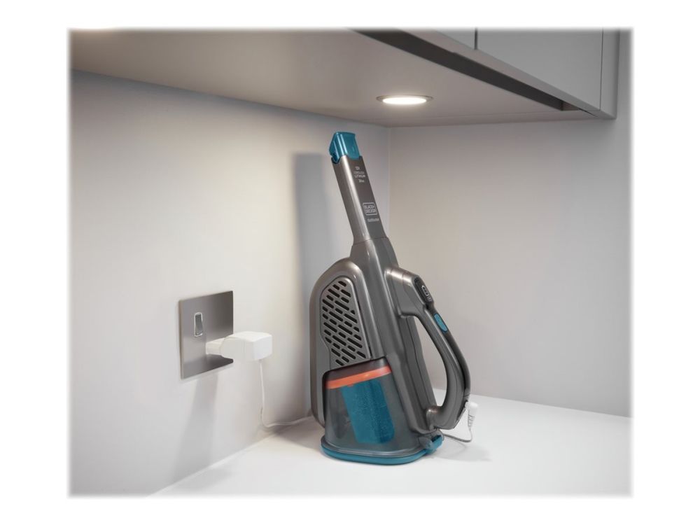 BLACK+DECKER DustBuster BHHV320J-QW - Støvsuger - håndmodel - uden pose - ledningsfri - blå/titanium billede 2
