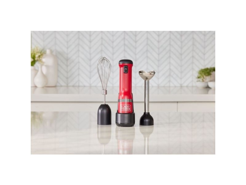 BLACK+DECKER BCKM1012KR-QW - Stavblender trådløs - rød billede 3