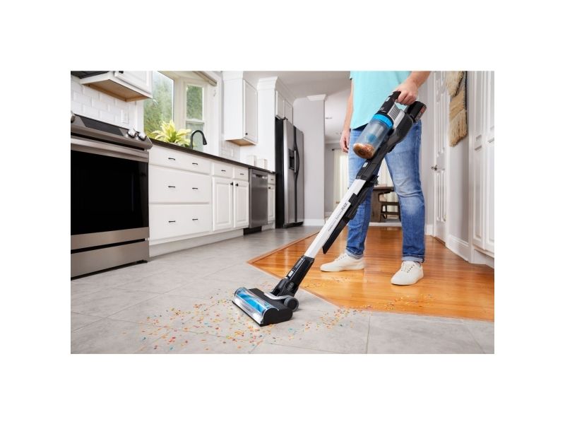 Black & Decker BHFEB520D1, 2-i-1 stangstøvsuger, Poseløs, Sort, Transparent, Hvid, Rektangulær, Dry, Cyclonisk billede 3
