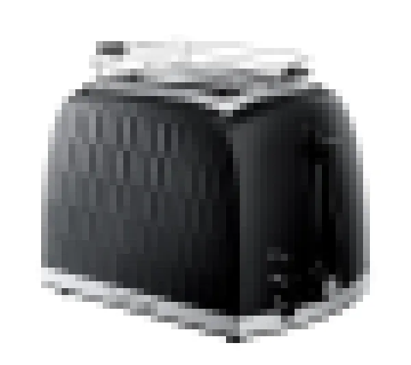 Russell Hobbs Brødrister Honeycomb Black 2 Slice