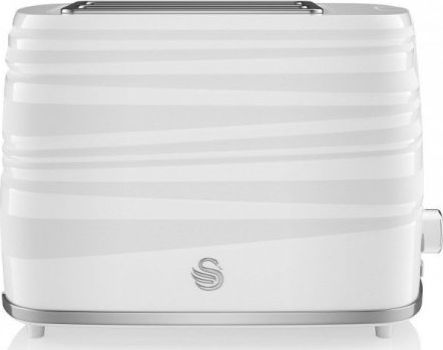 Swan ST31050WN - Brødrister - 2 skive - 2 Holdere - hvid