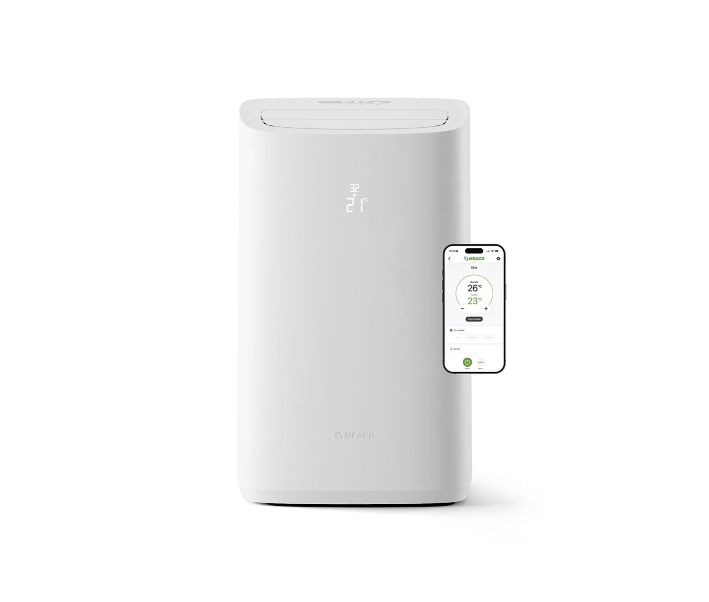 Portable Ac Meacocool Cirro Inverter 14000btu Aircondition billede 1