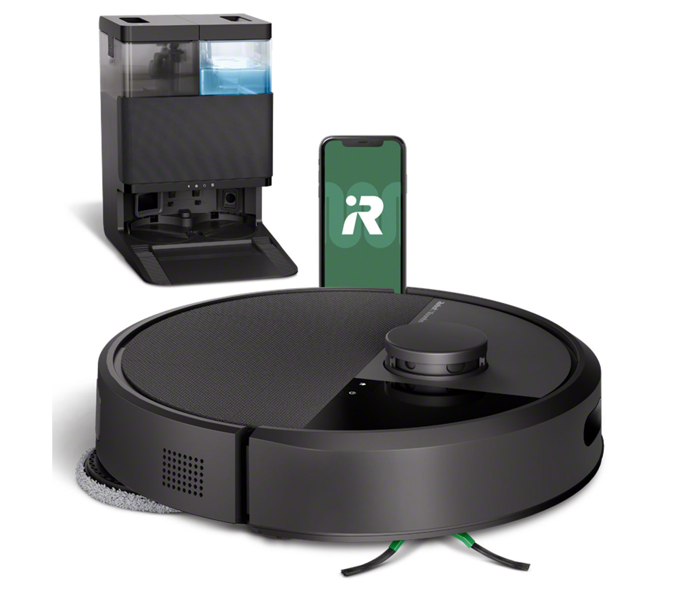 iRobot Robotstøvsuger Roomba Combo 405 Combo Plus Robotstøvsuger - Sort billede 4