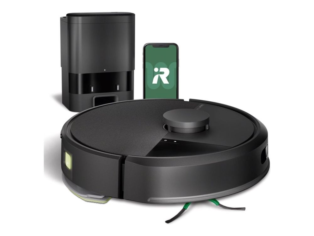 iRobot Robotstøvsuger Roomba Combo 105+ Robotstøvsuger - Sort billede 3