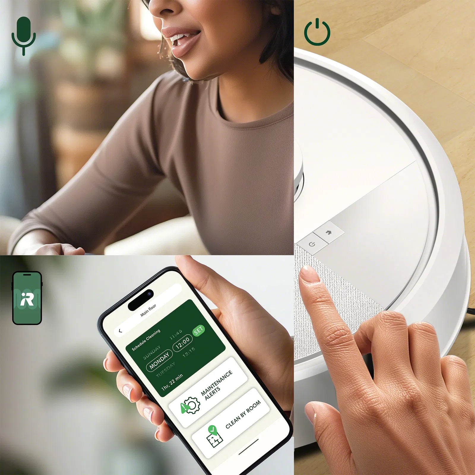 iRobot Robotstøvsuger Roomba Combo 105 Robotstøvsuger - Hvid *DEMO billede 3