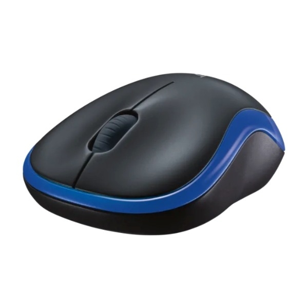 Logitech M185 trådløs mus, blå billede 3